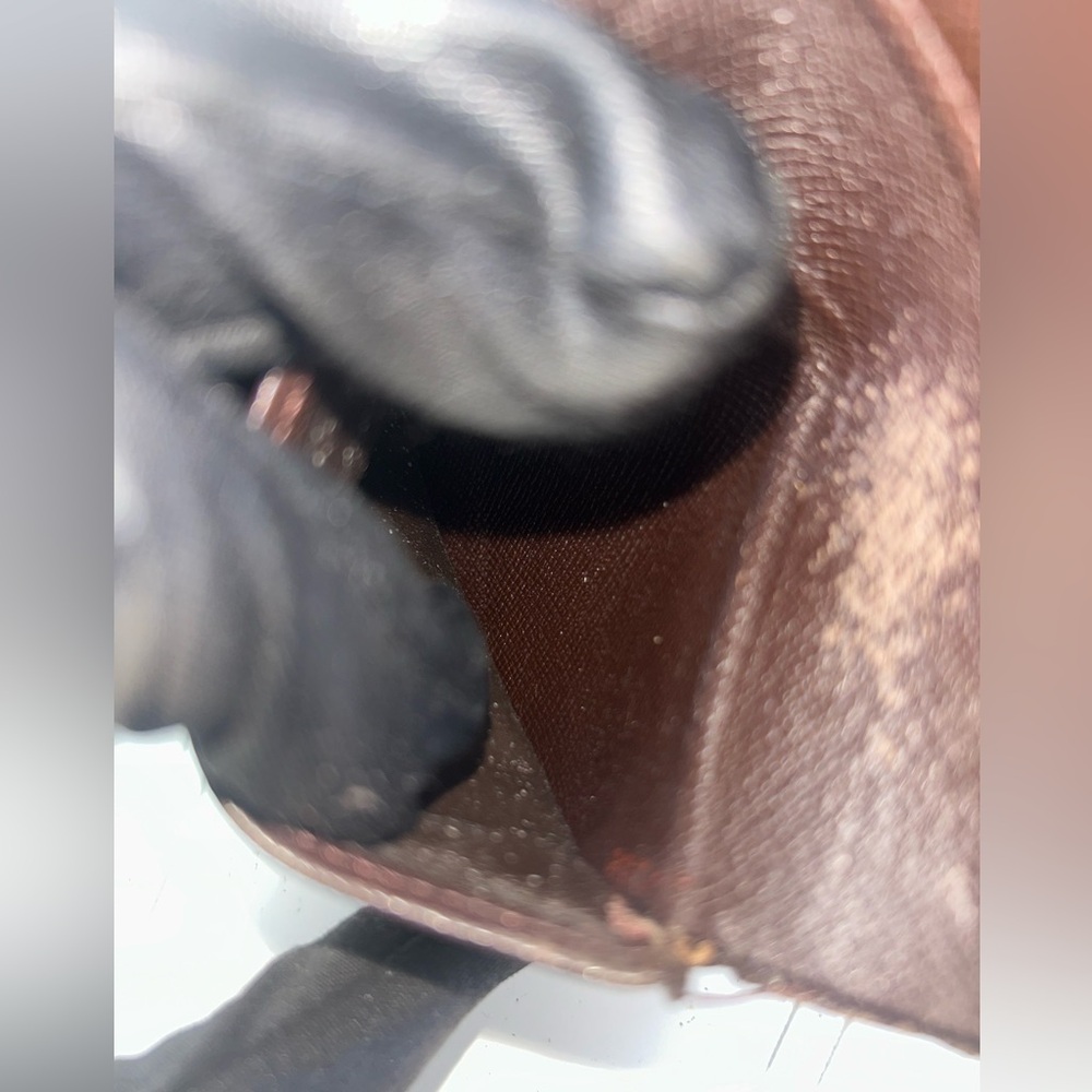 Louis Vuitton Portefeuille Elise Damier Wallet Women Brown One Size - Picture 6 of 10